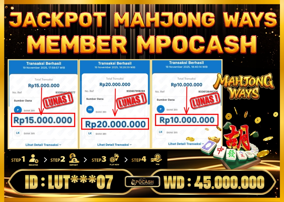 MPOCASH JACKPOT MAHJONG WAYS